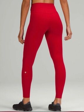 Lululemon Base Pace High-Rise Running Tight 28" inseam Dark Red size 16